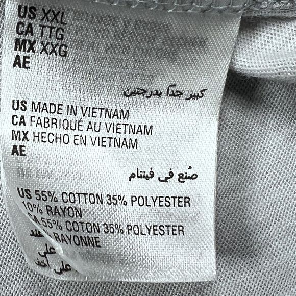 INC INTERNATIONAL CONCEPTS Henley T-Shirt Mens Size XXL Light Gray NWT - Picture 10 of 11